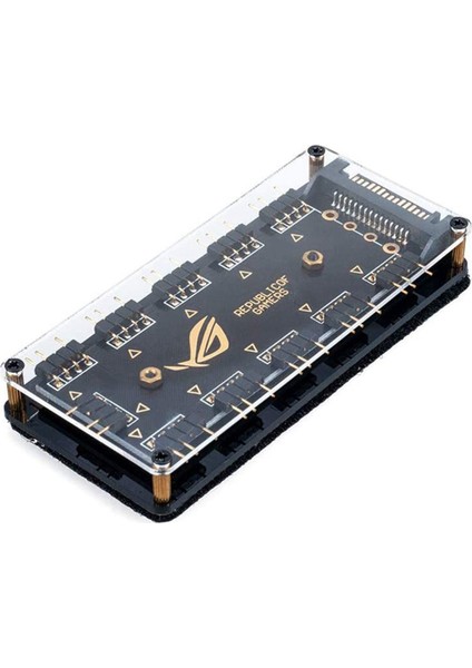 2x 5V 3pin Rgb LED Ayırıcı 10 Bağlantı Noktalı Hub, 50CM 3pin Uzatma Kablosu Ile, Çok Sayıda Rgb Için Mükemmel (Yurt Dışından) fiyatları