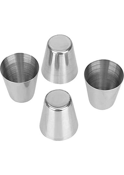 75 Adet Paslanmaz Çelik Shot Bardakları Içme, 30 ml (1 Oz) Kamp Seyahat Kahve Çay Bardağı, Viski Likör Için (Yurt Dışından)