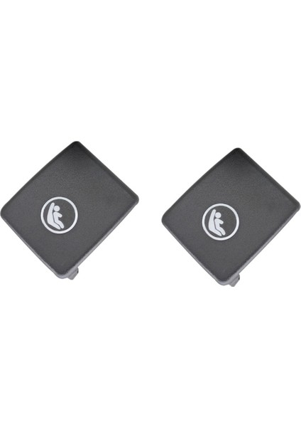 2x Araba Arka Koltuk Kancası Isofıx Kapak Çocuk Emniyeti V90 XC40 XC60 S60 S90 Araba Arka Koltuk Kancası Siyah (Yurt Dışından)