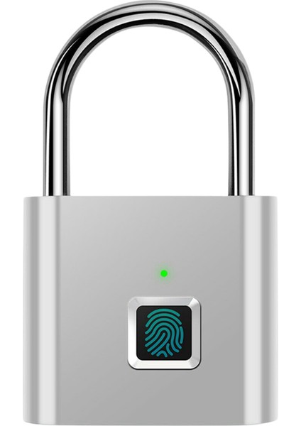 2x Parmak Izi Asma Kilit, Dolaplar, Valizler, Sırt Çantaları Vb. Için Taşınabilir Hırsızlığa Karşı USB Şarjlı Parmak Izi Kilidi (Yurt Dışından) modelleri
