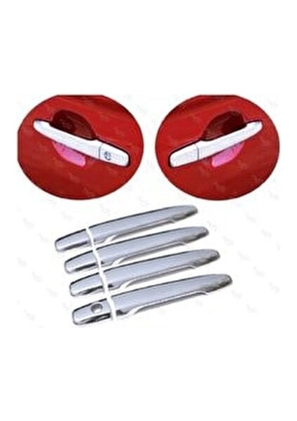 Mitsubishi Lancer 10 Krom Kapı Kolu 4 Kapı 2008 Üzeri P. Çelik