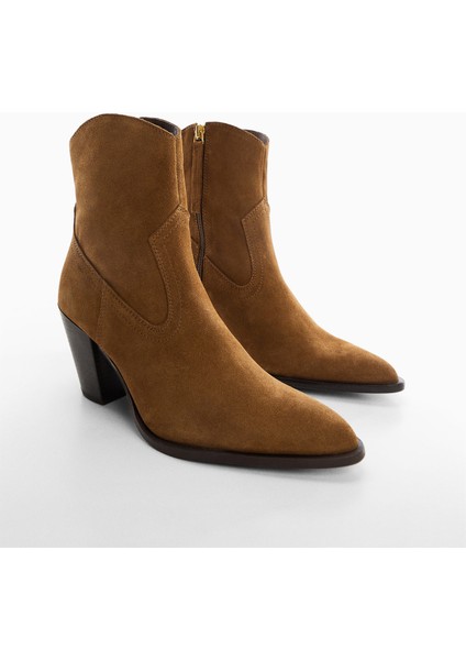 Süet Deri Bilekte Bot