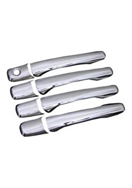 Mitsubishi Lancer 9 Krom Kapı Kolu Seti 2004-2008 Paslanmaz Çelik