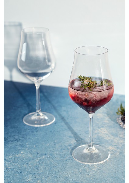 Mathilda 4'lü Kristal Şarap Kadehi Seti - 350ML