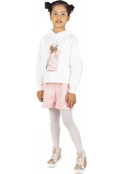 Kız Çocuk Kapüşonlu Sweatshırt