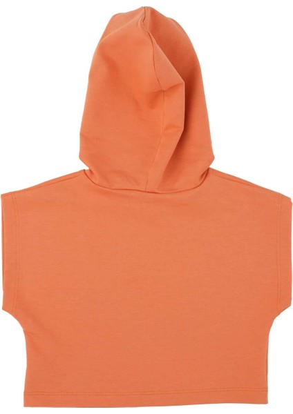 Kız Çocuk Kısa Kollu Kapüşonlu Sweatshırt modelleri