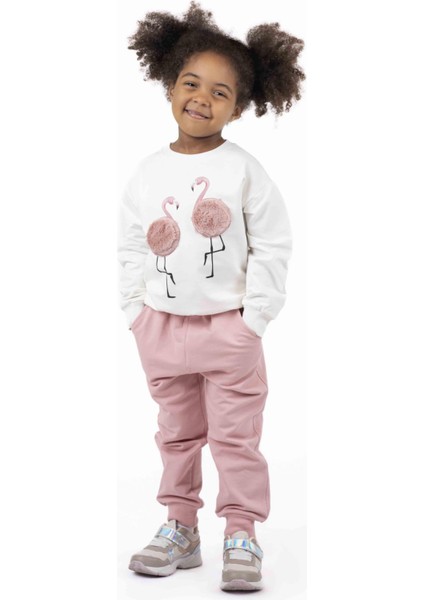 Kız Çocuk Lastikli Eşofman Altı