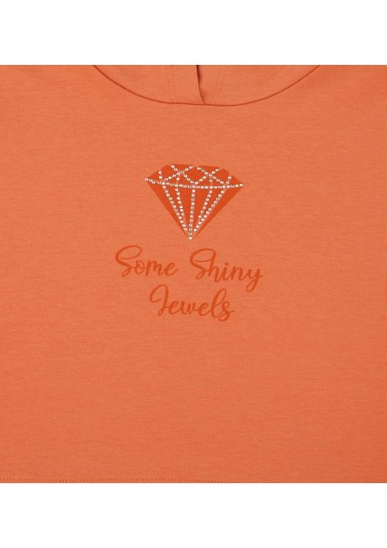 Kız Çocuk Kısa Kollu Kapüşonlu Sweatshırt fırsatları