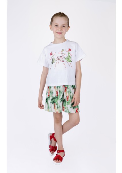 Kız Çocuk Pilili Şort indirimleri