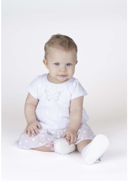 Kız Bebek Puanlı Elbise modelleri