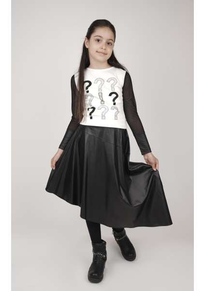 Kız Çocuk Asimetrik Etek