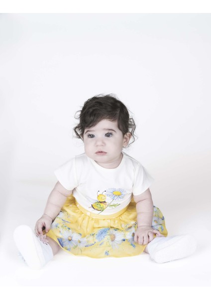 Kız Bebek Etekli Takım modelleri