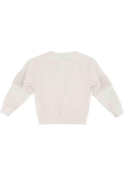 Kız Çocuk Peluş Detaylı Sweatshırt modelleri