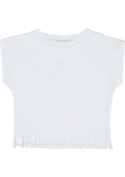 Kız Çocuk Püskül Detaylı Bluz modelleri