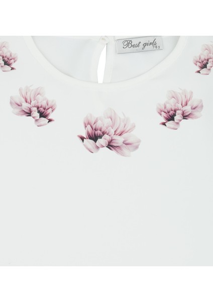 Kız Çocuk Kolları Volanlı Bluz BK22YK9564 fırsatları