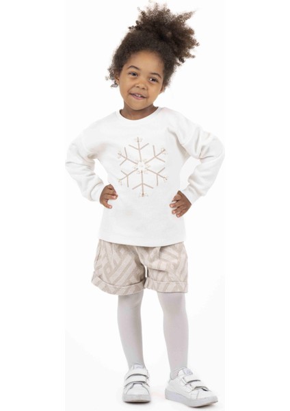 Kız Çocuk Kartanesi Baskılı Sweatshırt fırsatları