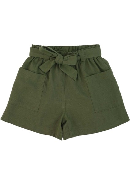 Kız Çocuk Kuşaklı Şort indirimleri