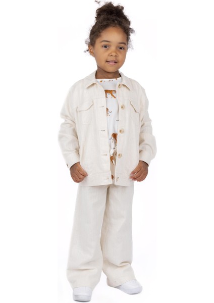 Kız Çocuk Düğmeli Ceket modelleri