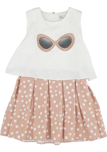 Kız Çocuk Puantiye Desenli Elbise fiyatları