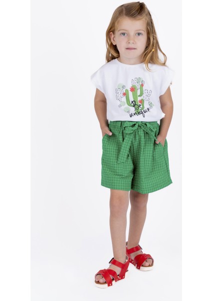 Kız Çocuk Kuşaklı Şort indirimleri