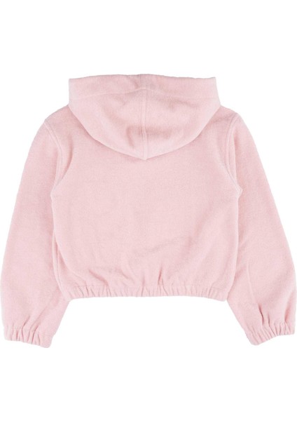 Kız Çocuk Kapüşonlu Fermuarlı Sweatshırt BK23KK14349
