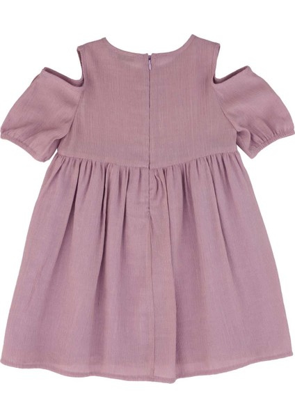 Kız Çocuk Omuzu Açık Elbise modelleri