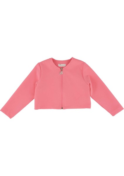 Kız Çocuk Fermuarlı Crop Ceket fiyatları