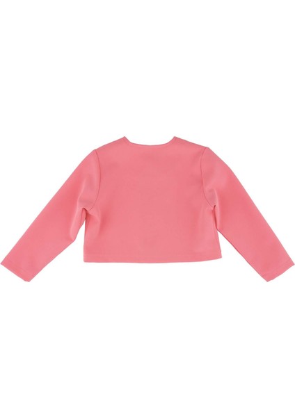 Kız Çocuk Fermuarlı Crop Ceket modelleri
