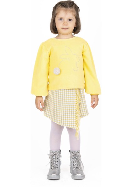 Kız Çocuk Tavşanlı Sweatshırt