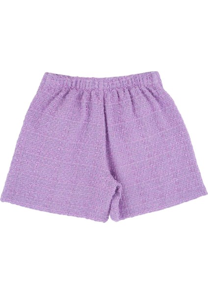 Kız Çocuk Lila Tüvit Şort fiyatları