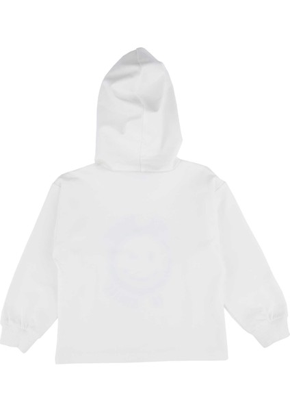 Kız Çocuk Taşlı Kapüşonlu Sweatshırt modelleri