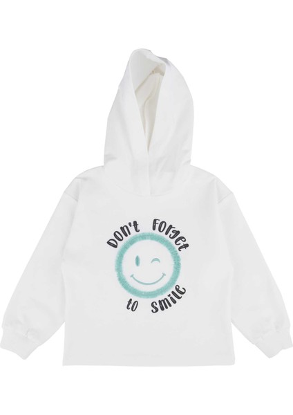 Kız Çocuk Taşlı Kapüşonlu Sweatshırt fiyatları