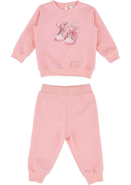 Kız Bebek Mint Ikili Eşofman Takımı modelleri