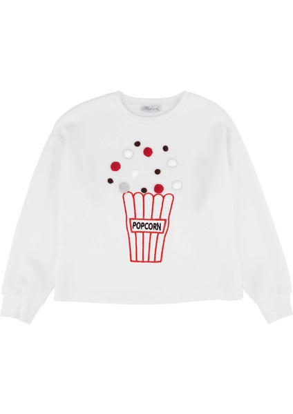 Kız Çocuk Ponponlu Sweatshırt fiyatları