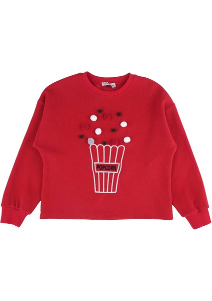 Kız Çocuk Ponponlu Sweatshırt indirimleri