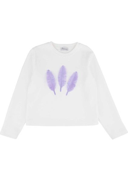 Kız Çocuk Püskül Nakışlı Sweatshırt indirimleri