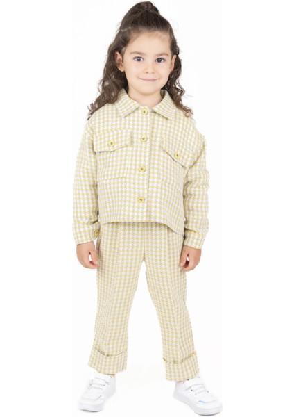 Kız Çocuk Tüvit Ceket