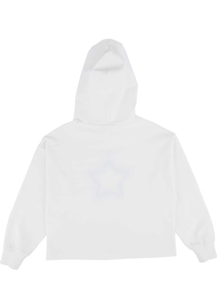 Kız Çocuk Kapüşonlu Yıldızlı Sweatshırt modelleri