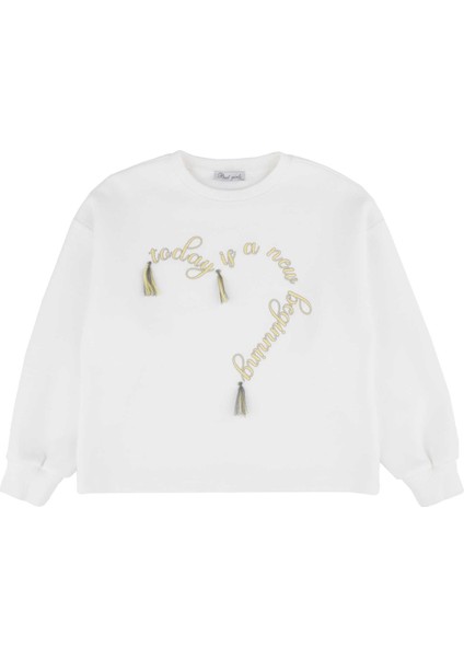 Kız Çocuk Nakışlı Sweatshırt fiyatları