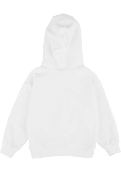 Kız Çocuk Kapüşonlu Baskılı Sweatshırt modelleri