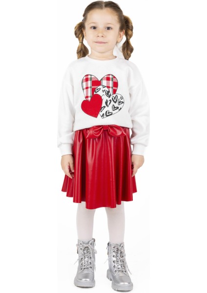 Kız Çocuk Baskılı Sweatshırt