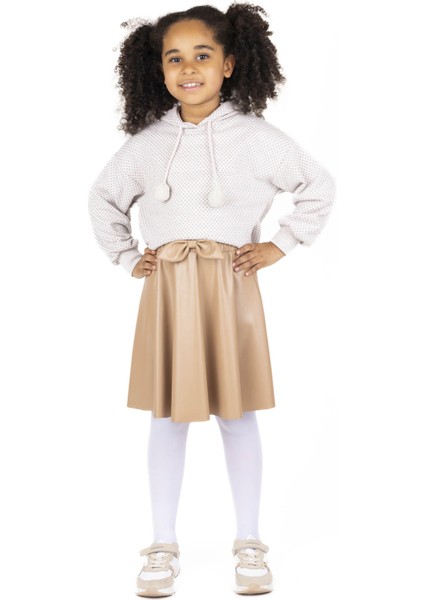 Kız Çocuk Ponpon Ipli Sweatshırt