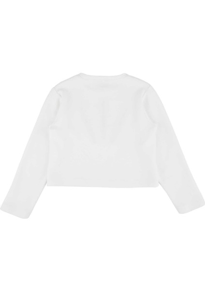 Kız Çocuk Püskül Nakışlı Sweatshırt modelleri