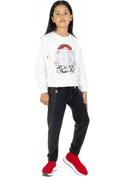 Kız Çocuk Deri Pantolon