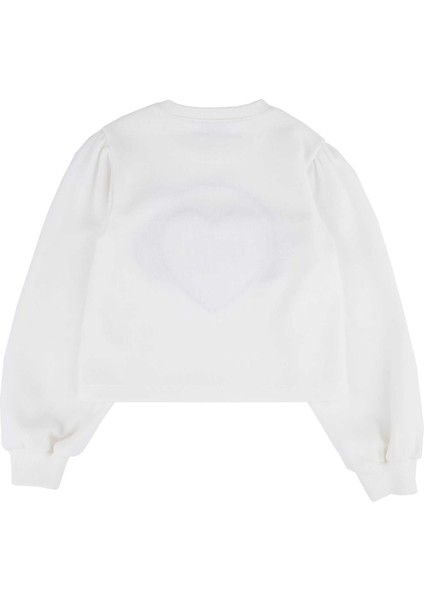 Kız Çocuk Kalpli Sweatshırt modelleri