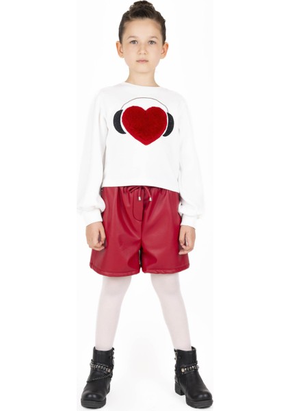 Kız Çocuk Kalpli Sweatshırt fırsatları