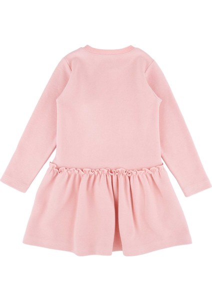 Kız Çocuk Kiraz Broşlu Elbise BB23KK12196 modelleri