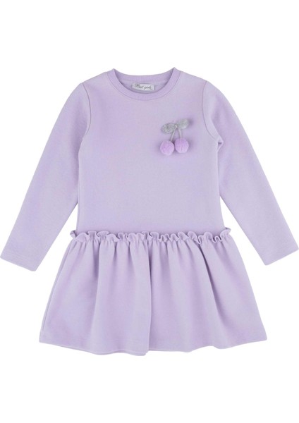 Kız Çocuk Kiraz Broşlu Elbise BB23KK12196 indirimleri