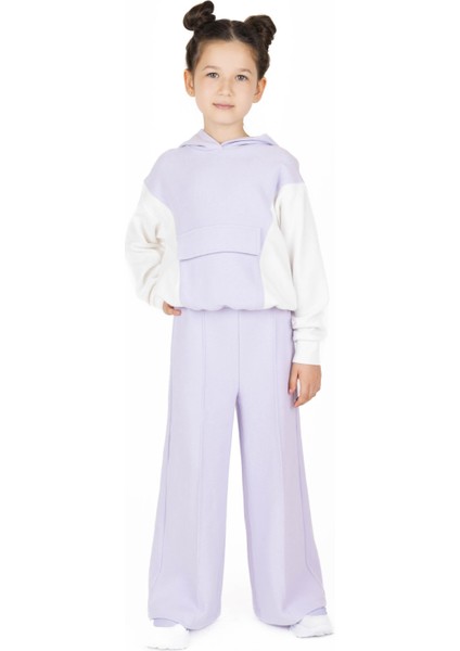 Kız Çocuk Blok Renkli Kapüşonlu Sweatshırt fırsatları