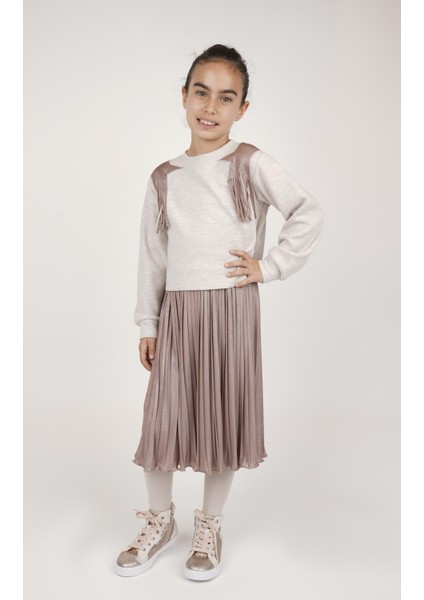 Kız Çocuk Pilili Etek